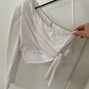 FREE PEOPLE white off the shoulder top